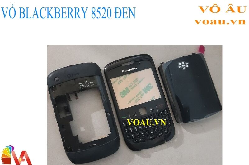 VỎ BLACKBERRY 8520 MÀU ĐEN