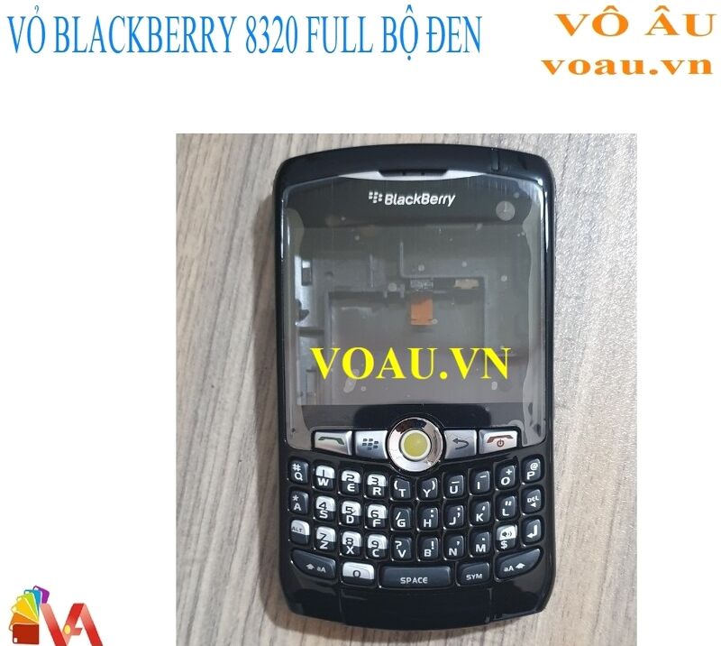 VỎ BLACKBERRY 8320 FULL BỘ MÀU ĐEN