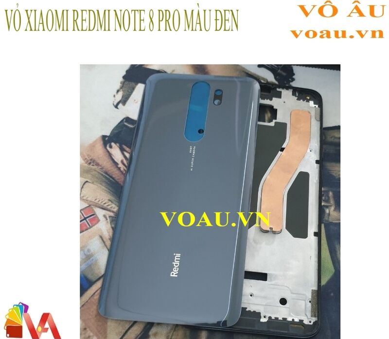 VỎ XIAOMI REDMI NOTE 8 PRO MÀU ĐEN