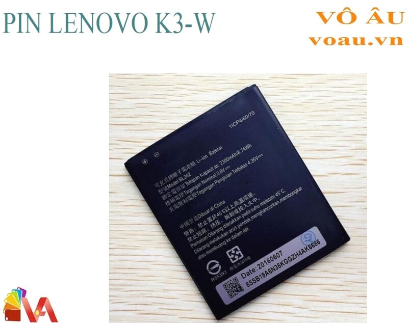 PIN LENOVO K3-W