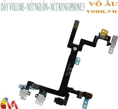 DÂY VOLUME - NÚT NGUỒN - NÚT RUNG IPHONE 5