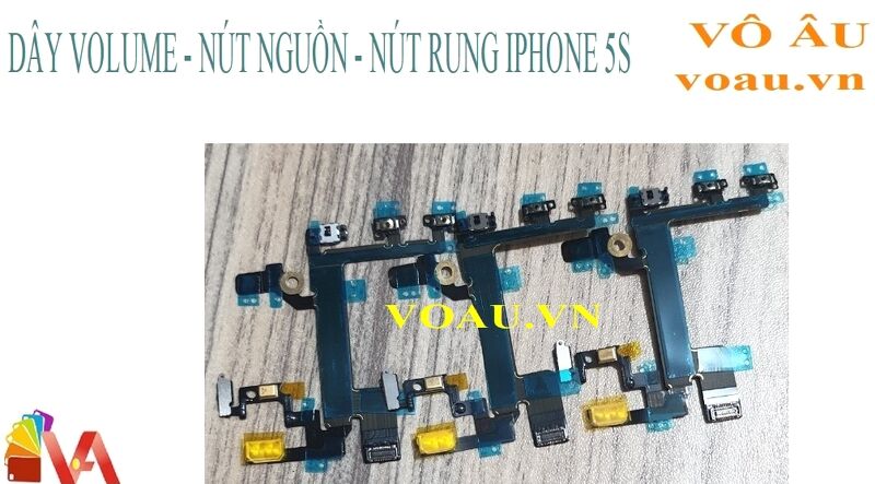 DÂY VOLUME - NÚT NGUỒN - NÚT RUNG IPHONE 5S