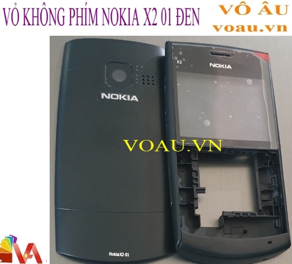 VỎ KHÔNG PHÍM NOKIA X2 01 MÀU ĐEN