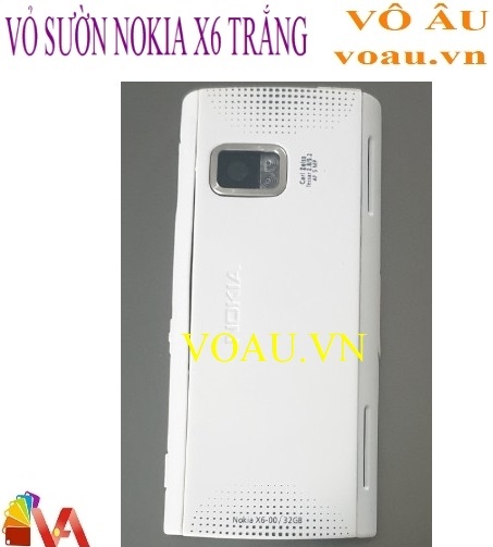 VỎ SƯỜN NOKIA X6 MÀU TRẮNG