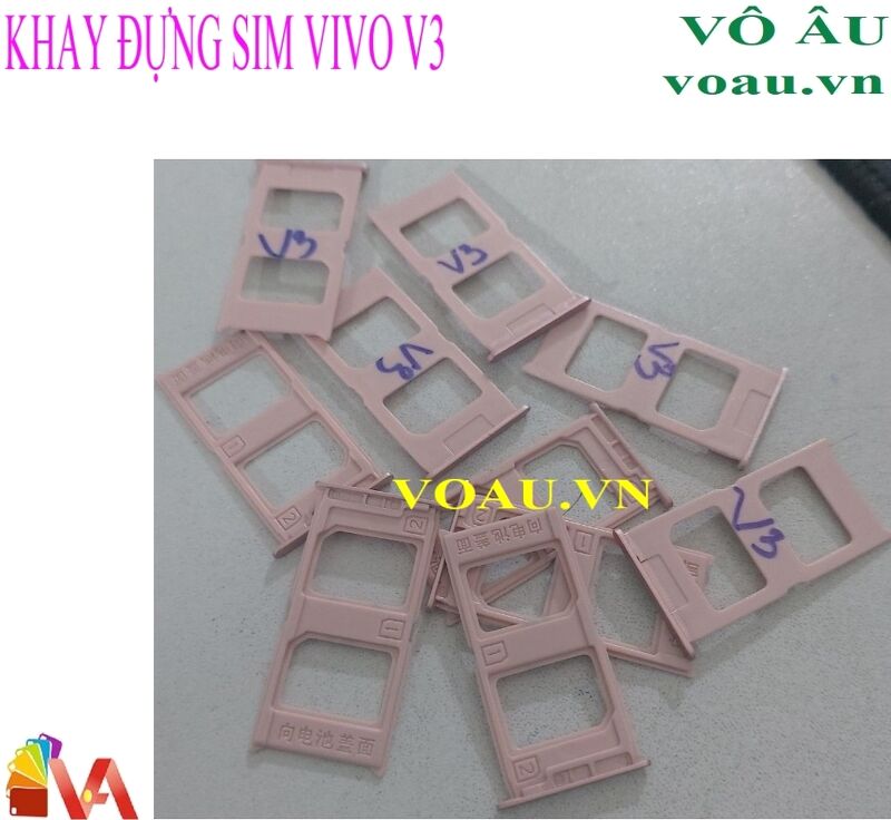 KHAY ĐỰNG SIM VIVO V3 MÀU HỒNG