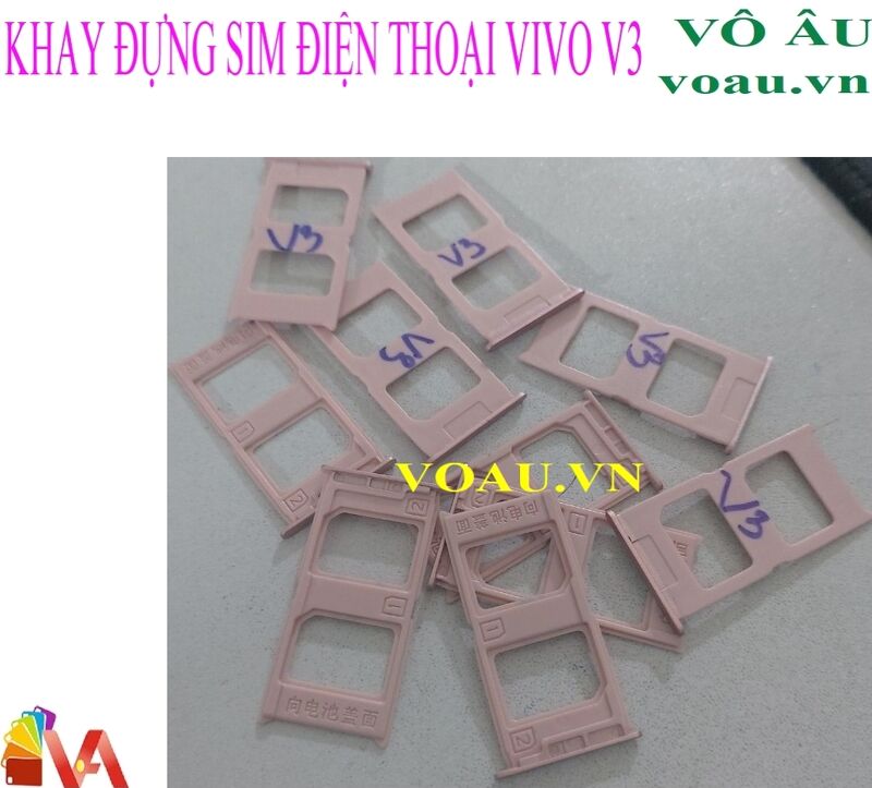 KHAY ĐỰNG SIM ĐIỆN THOẠI VIVO V3 MÀU HỒNG