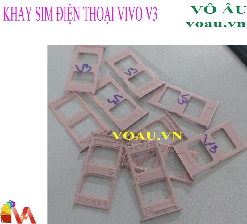 KHAY SIM ĐIỆN THOẠI VIVO V3 MÀU HỒNG