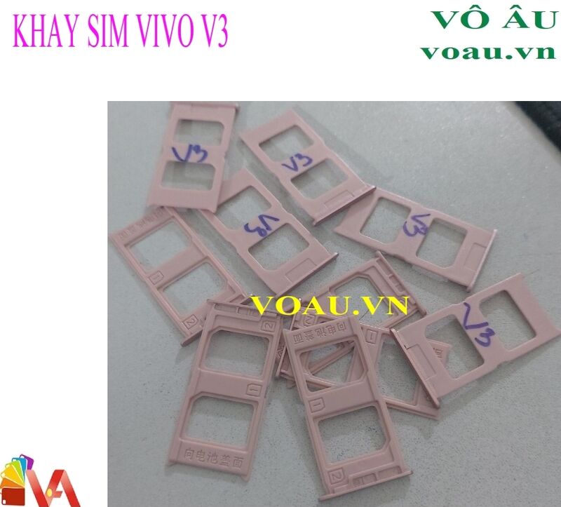 KHAY VIVO V3 MÀU HỒNG