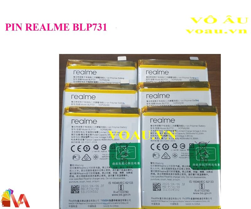 PIN REALME BLP731 ZIN