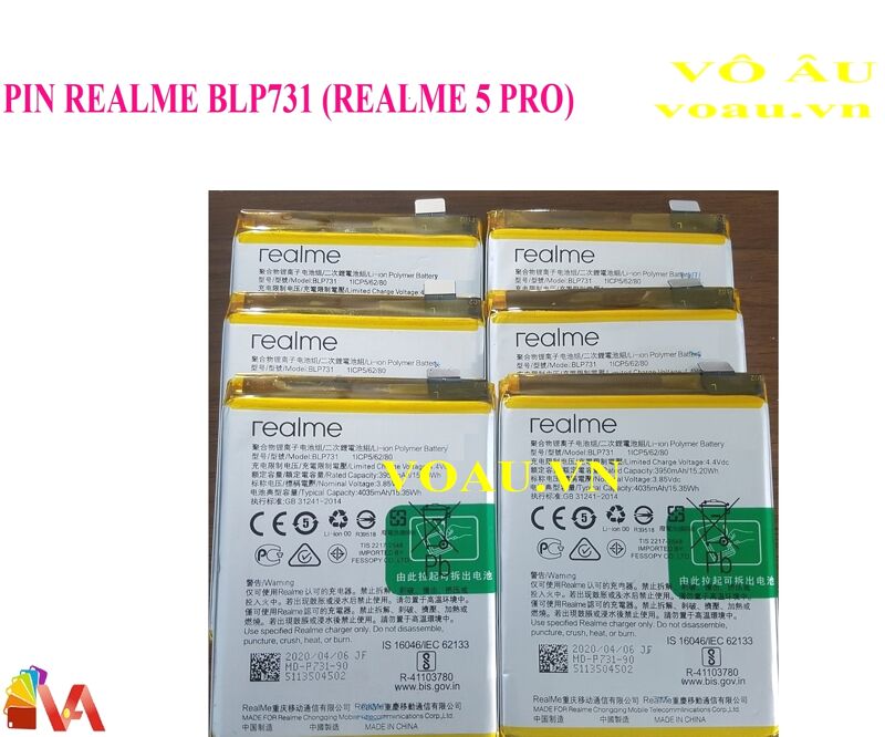 PIN REALME BLP731 (REALME 5 PRO) ZIN