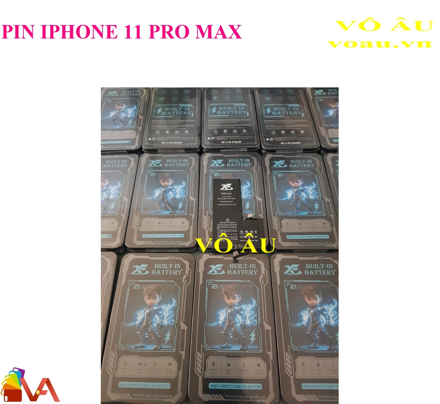 PIN IPHONE 11 PRO MAX ZIN DUNG LƯỢNG CHUẨN HỘP SẮT