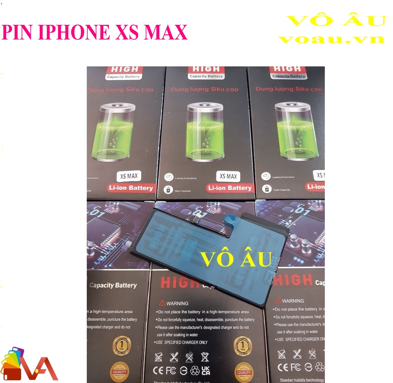 PIN IPHONE XS MAX ZIN HỘP DUNG LƯỢNG CAO