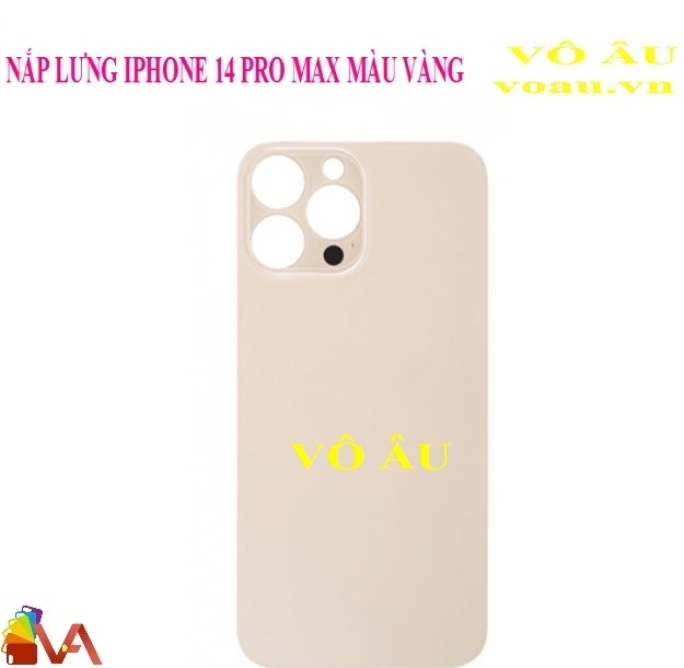 NẮP LƯNG IPHONE 14 PRO MAX MÀU VÀNG