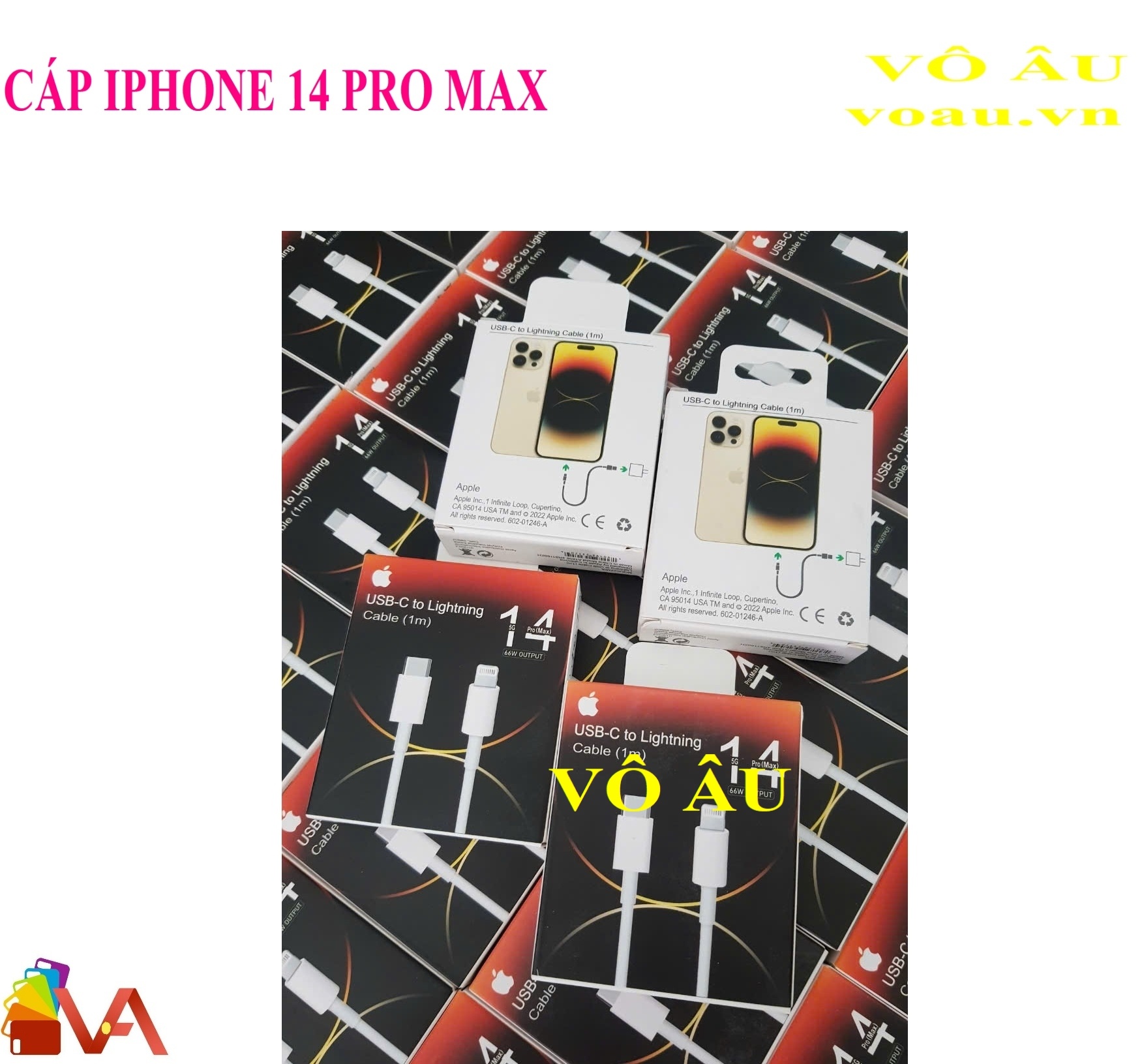 CÁP IPHONE 14 PRO MAX ZIN HỘP