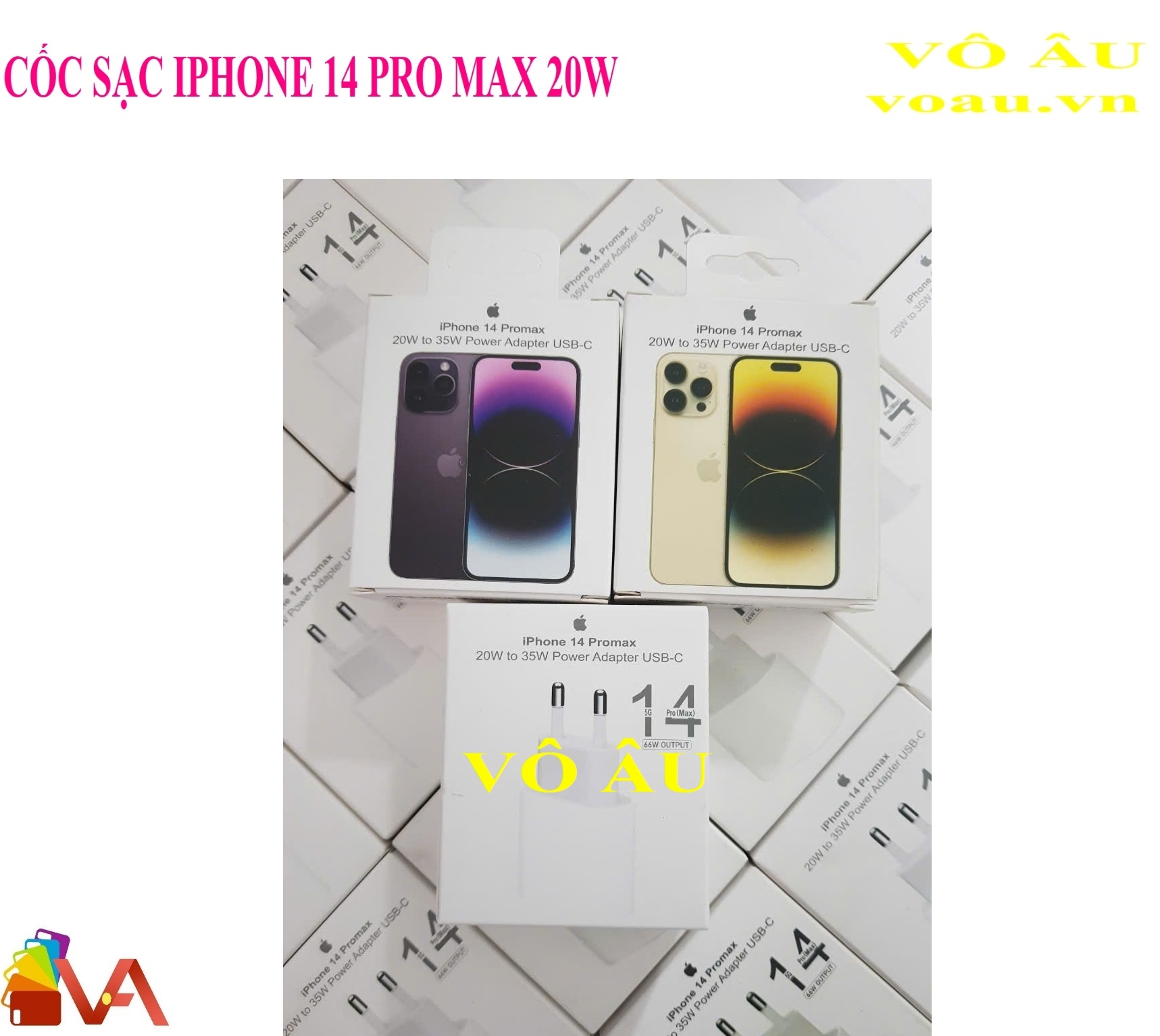 CỐC IPHONE 14 PRO MAX 20W ZIN HỘP