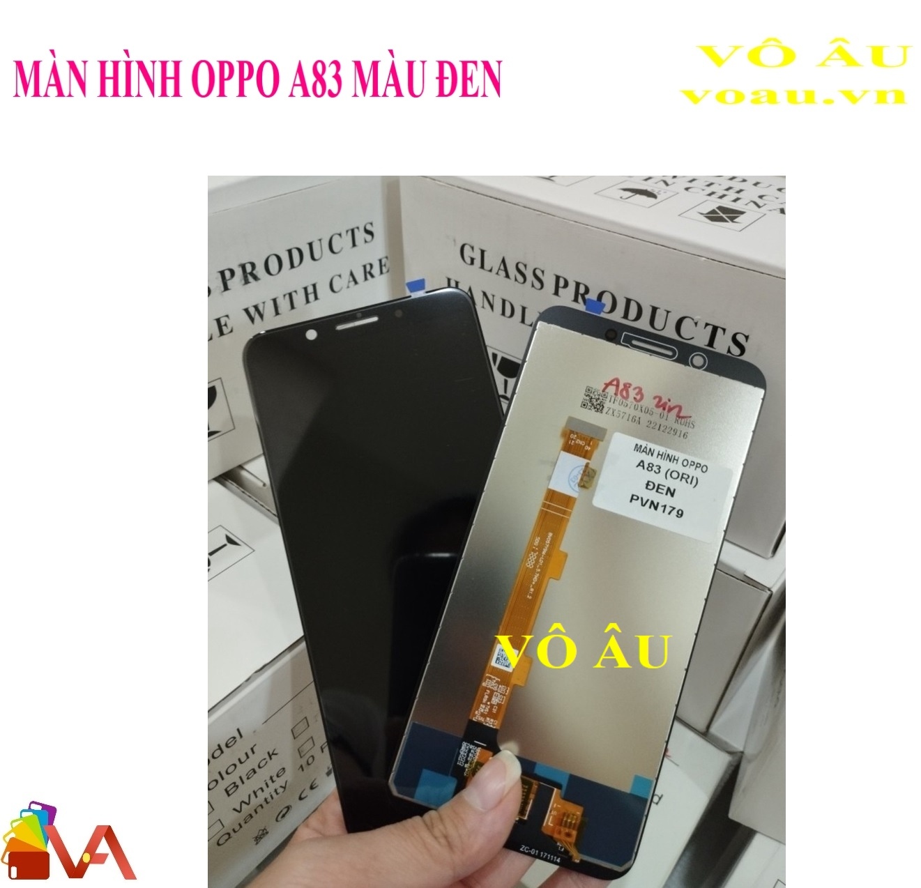 MÀN HÌNH OPPO A83 MÀU ĐEN ZIN