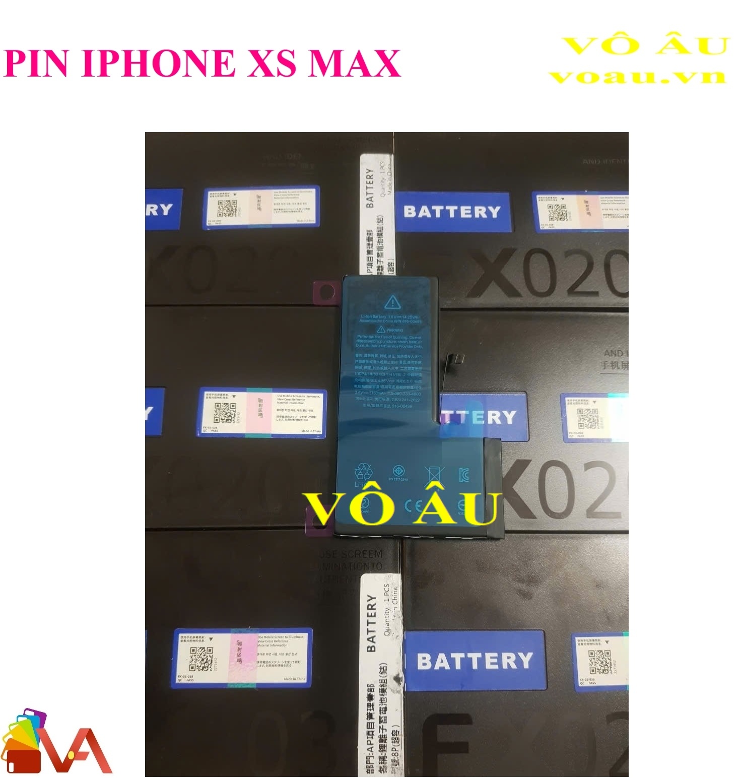 PIN IPHONE XS MAX DUNG LƯỢNG CAO FOXCONN