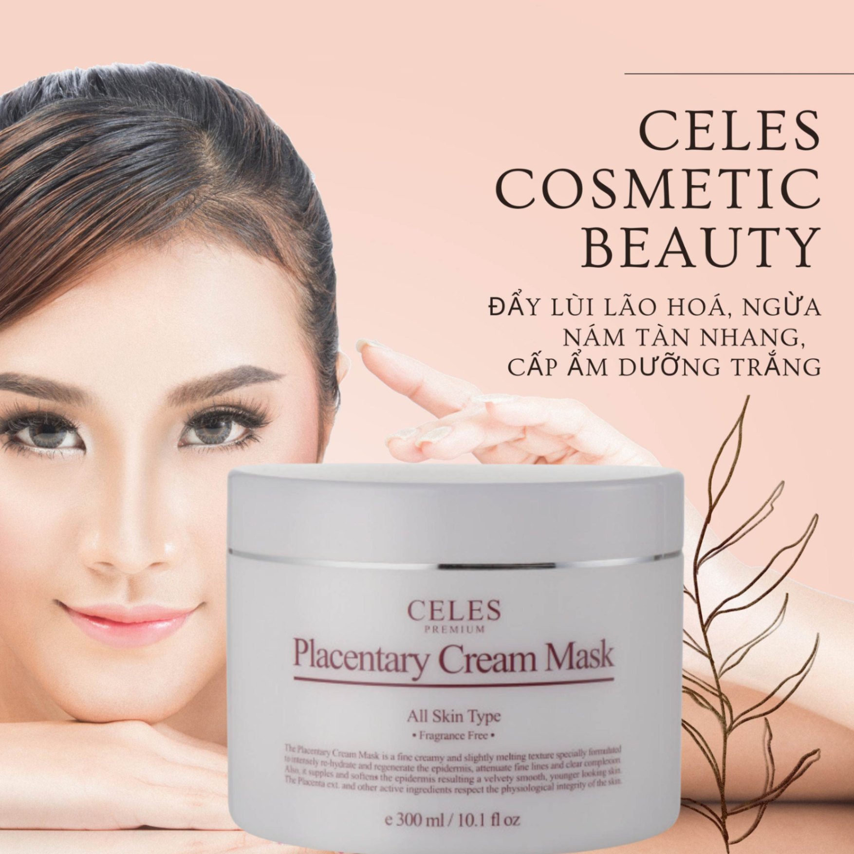 Kem Nhau Thai Cừu Celes Placentary Cream Premium 300ml