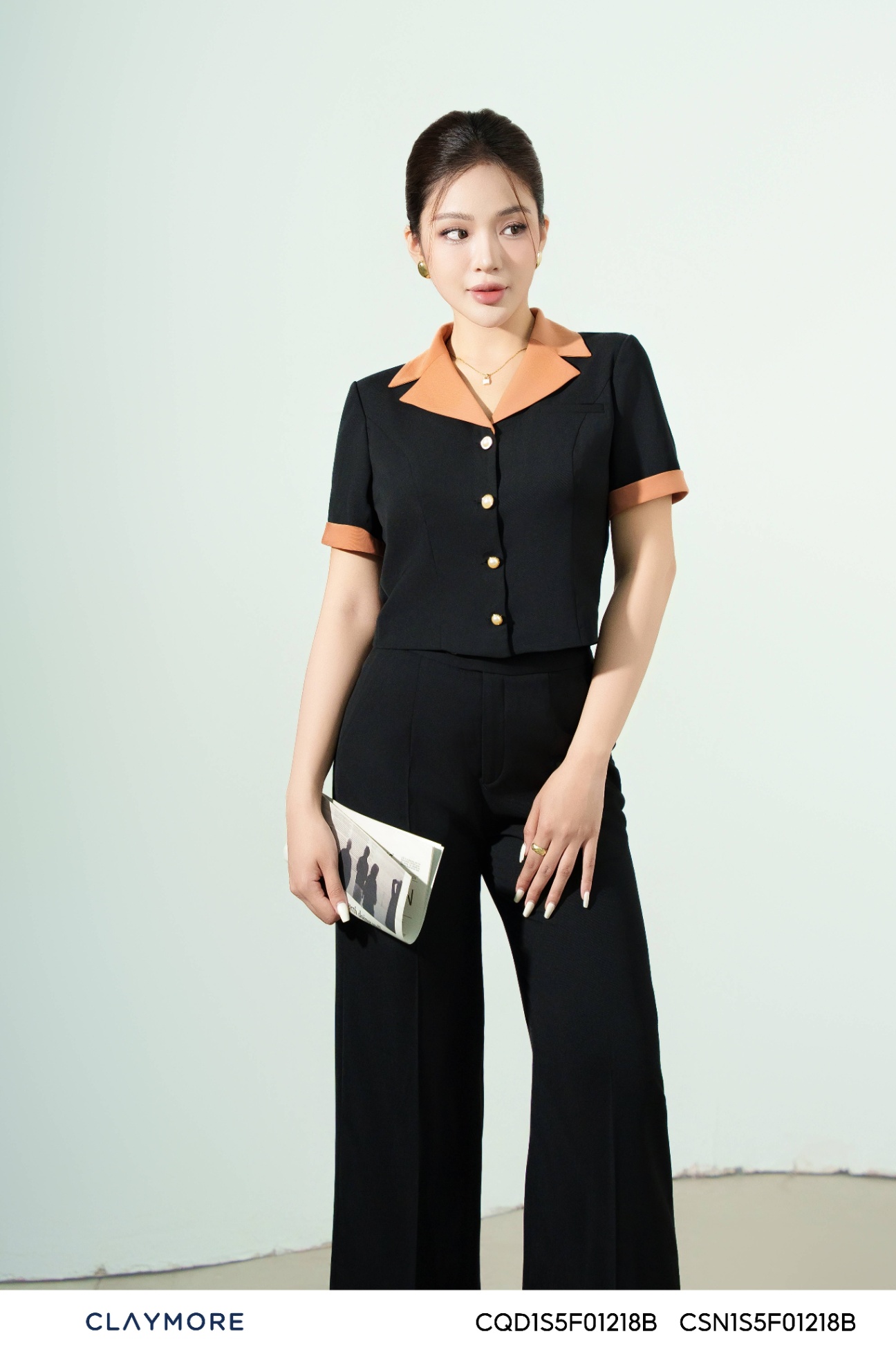 Áo cổ 2 ve lửng