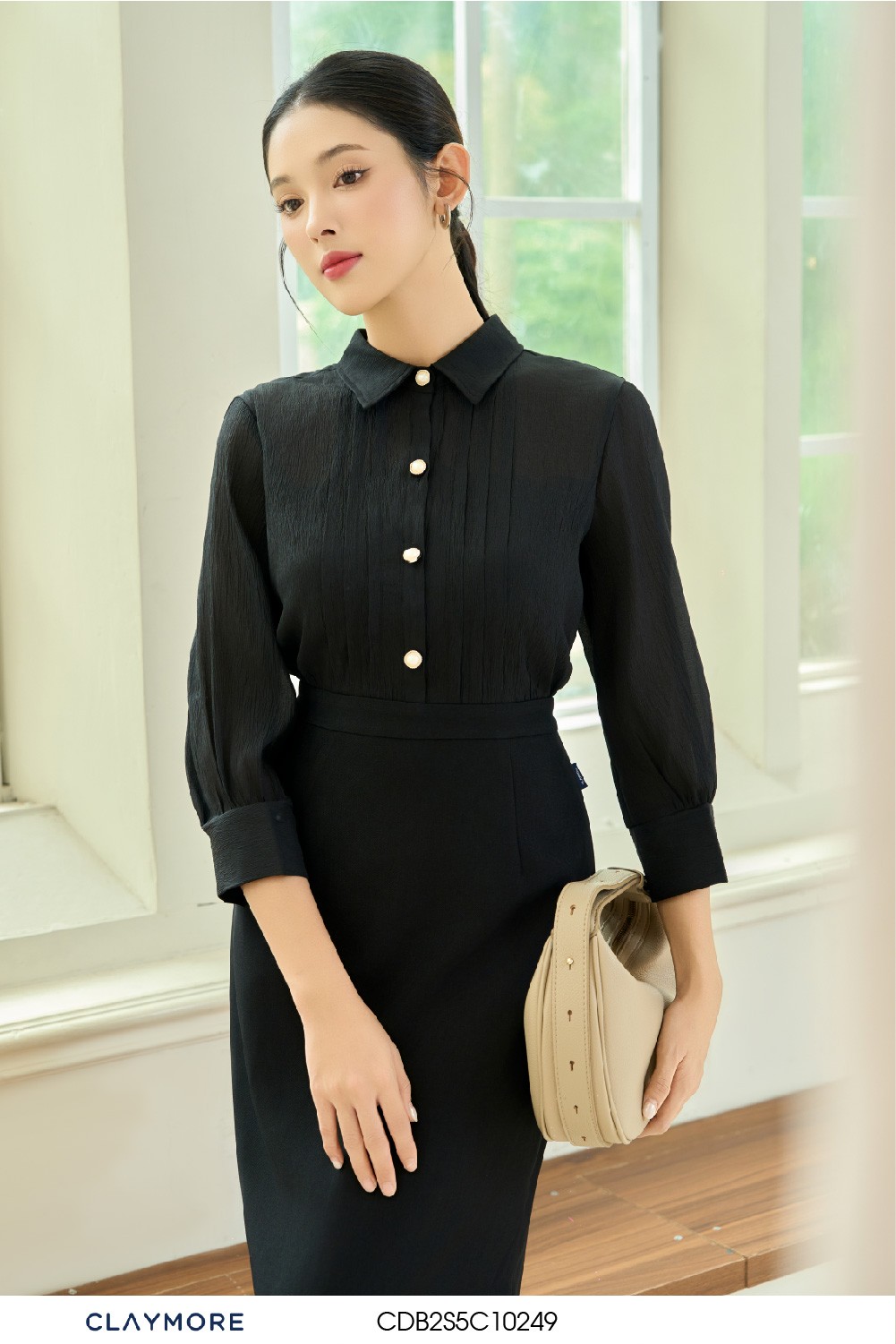 Đầm bút chì liền