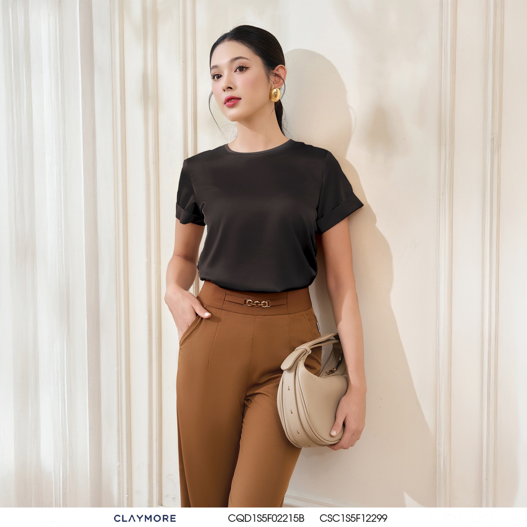 Áo kiểu tay lơ vê