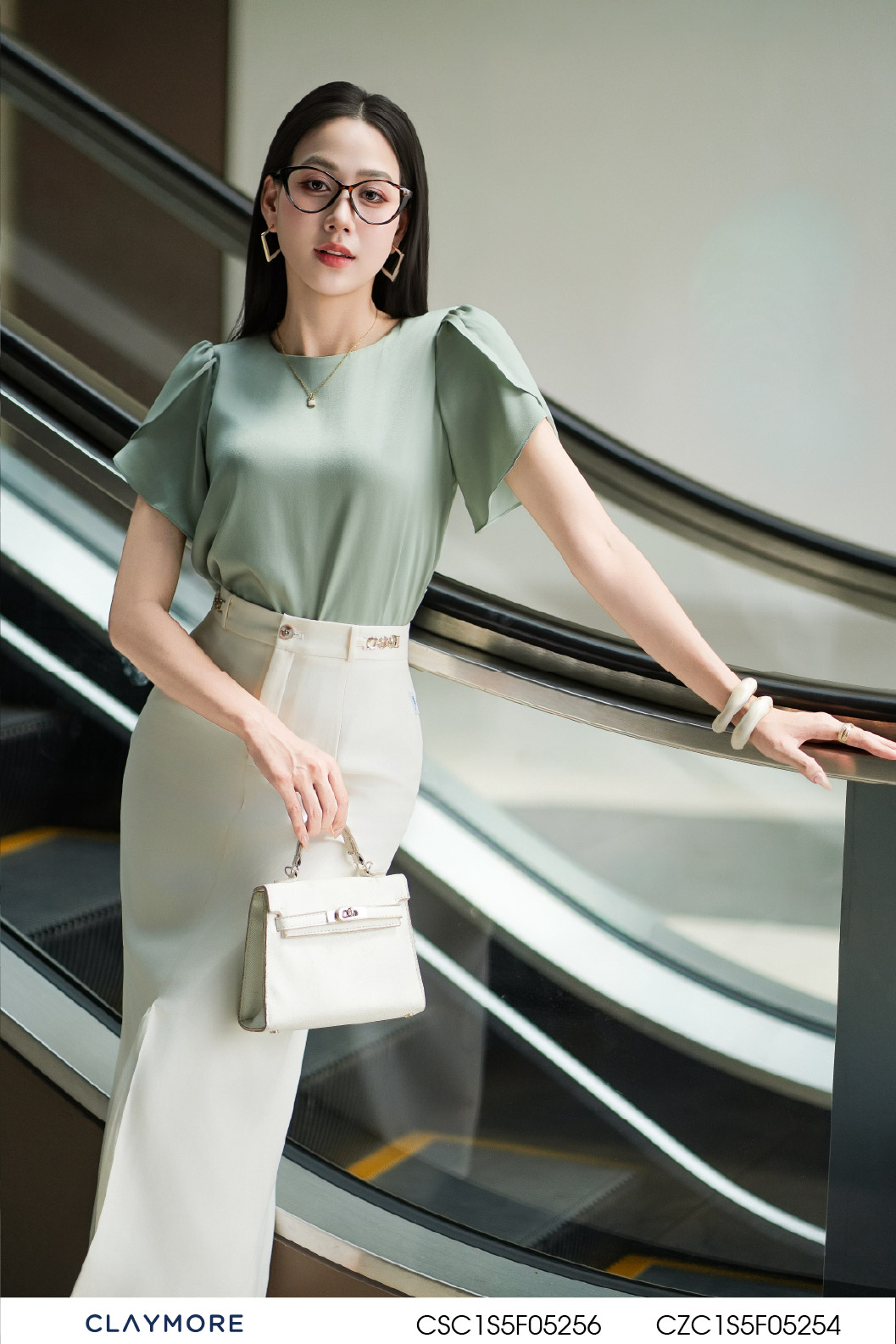 Áo lụa cổ tròn