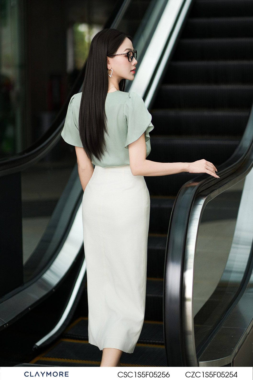 Áo lụa cổ tròn