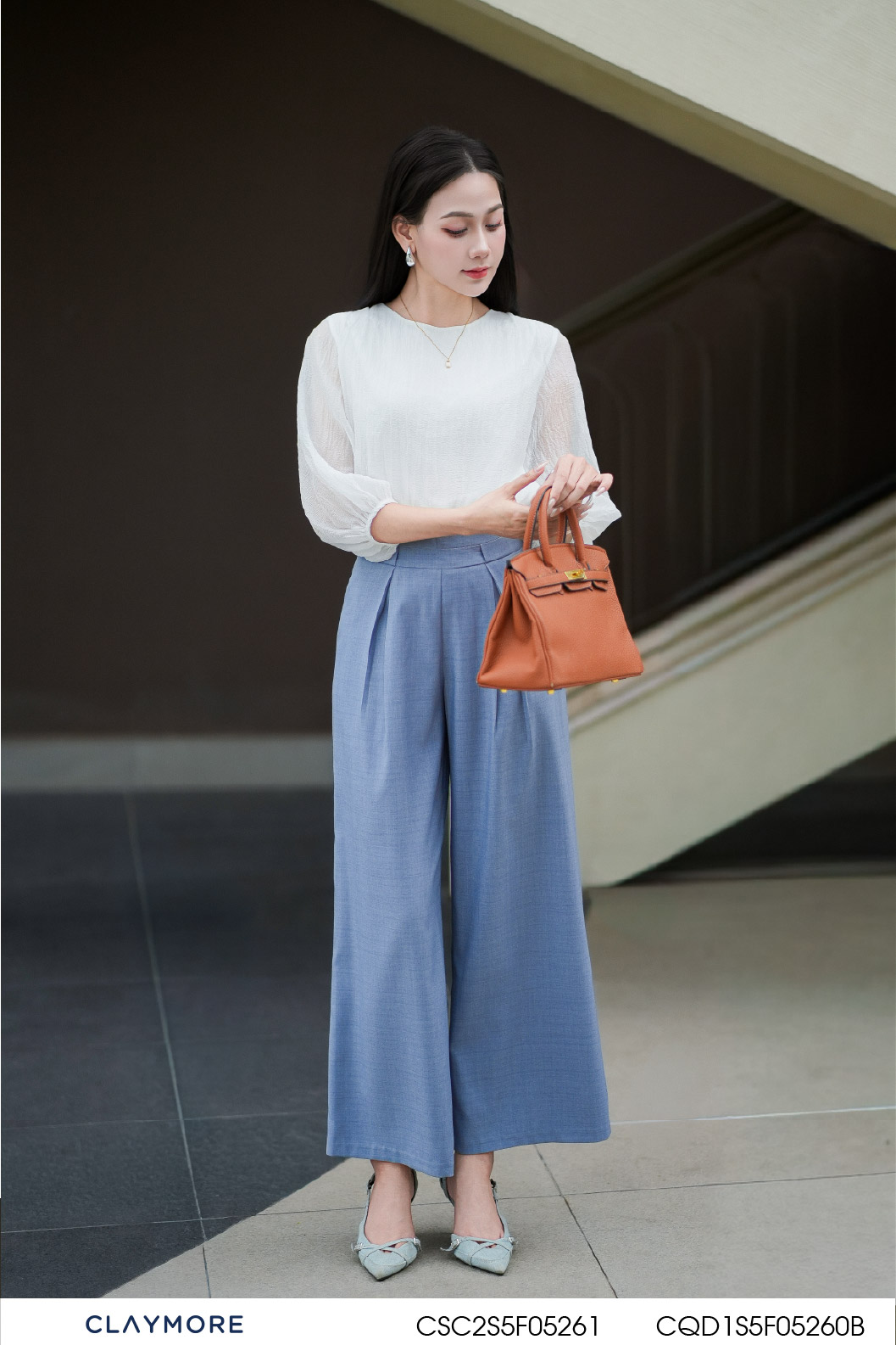 Áo tay bo xếp nhún