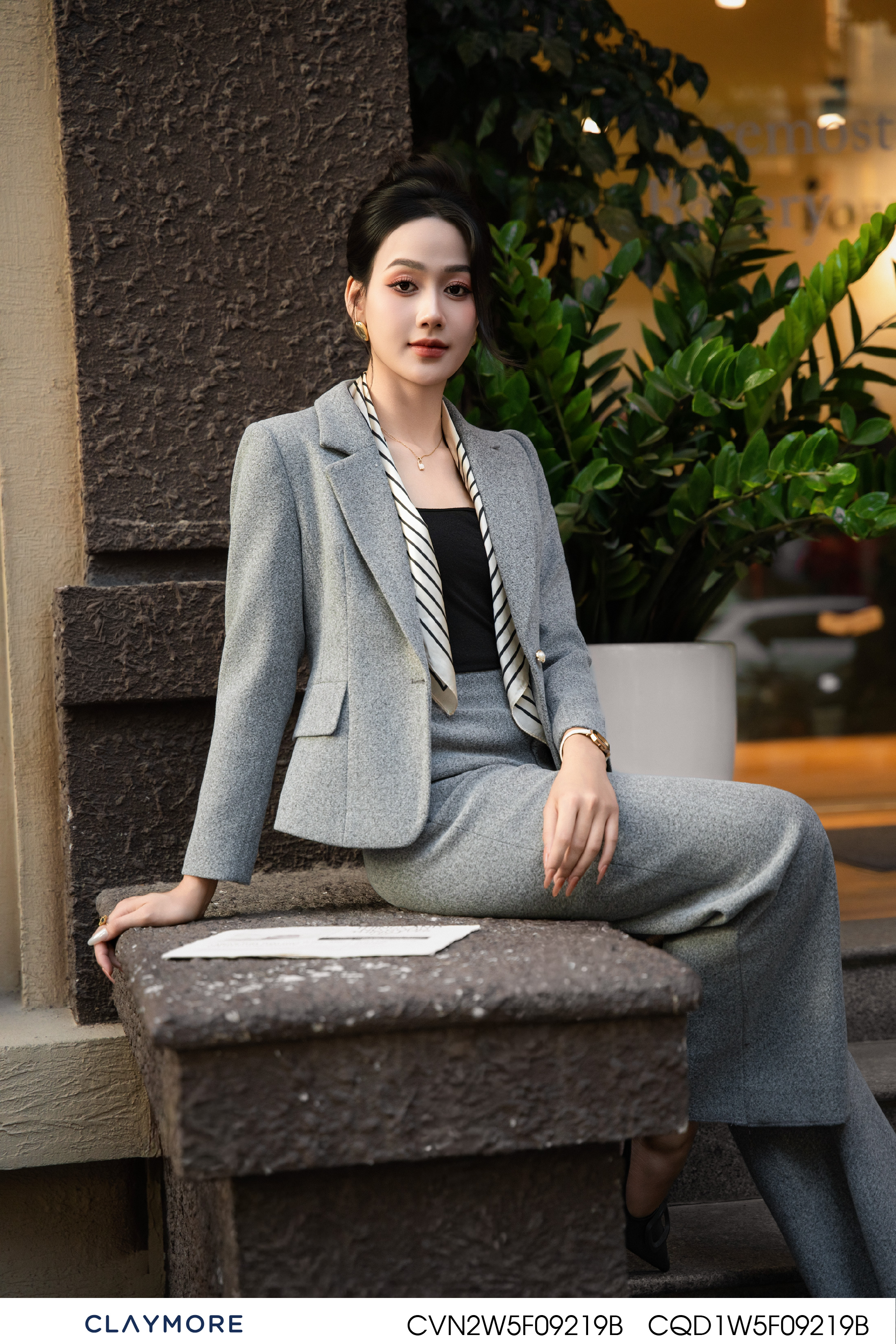 Áo vest cổ B bênh túi