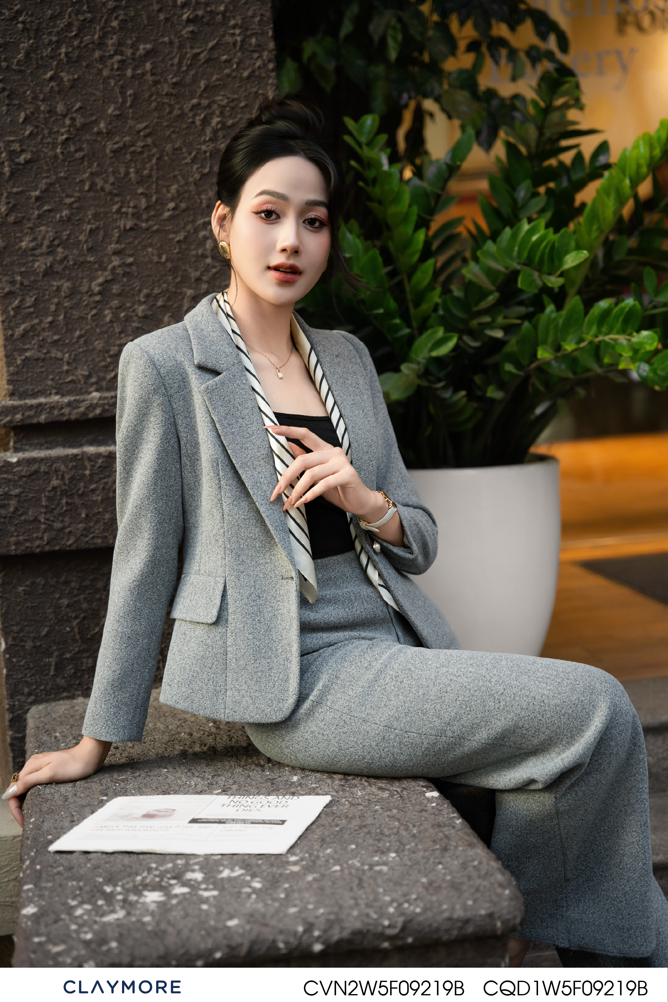 Áo vest cổ B bênh túi