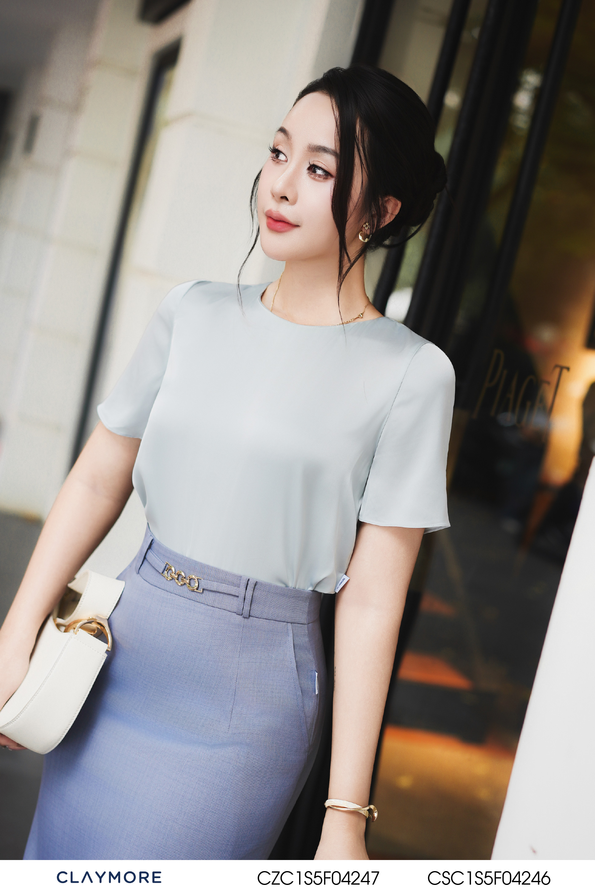 Chân váy suông cạp TT