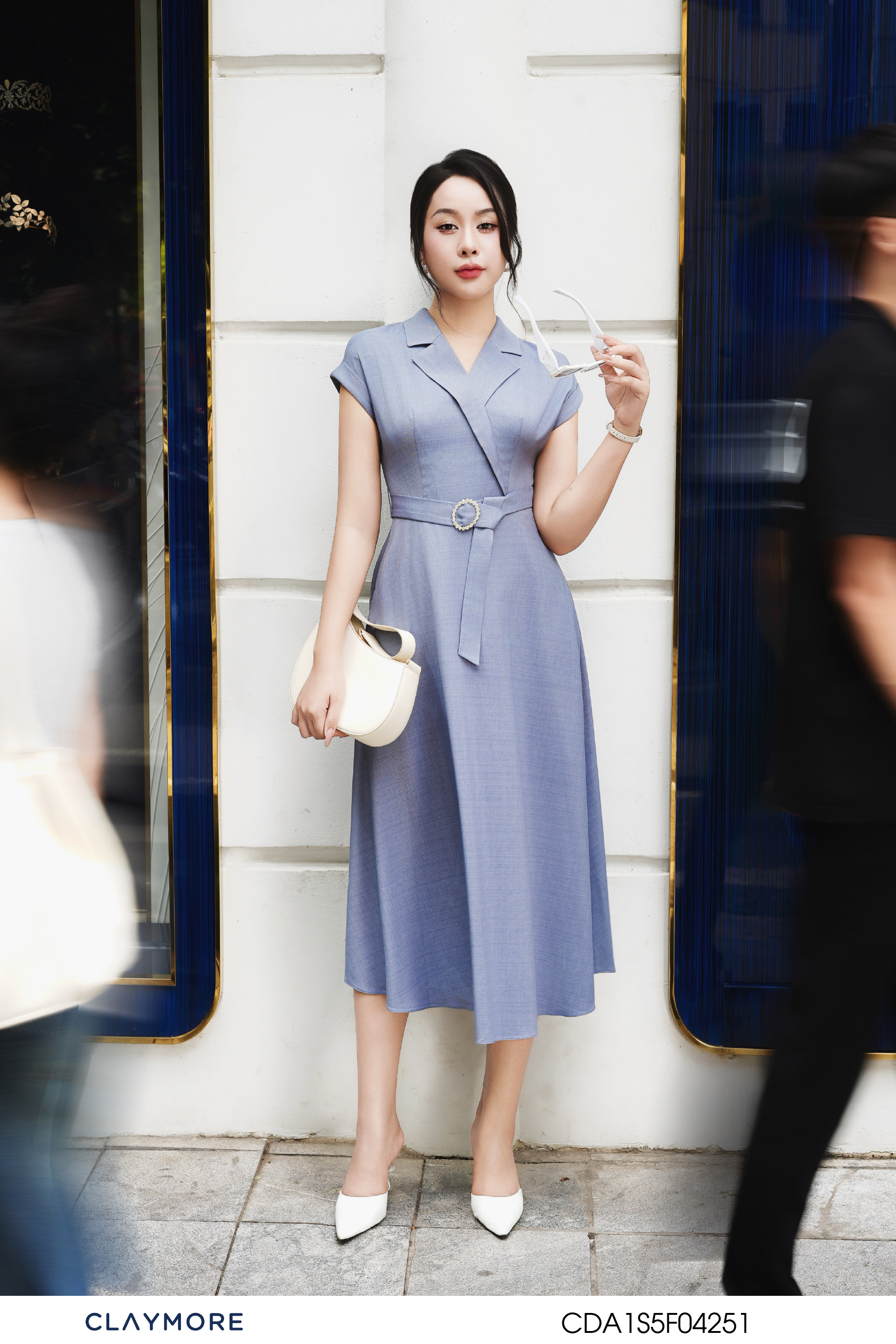 Đầm vai chờm chân A