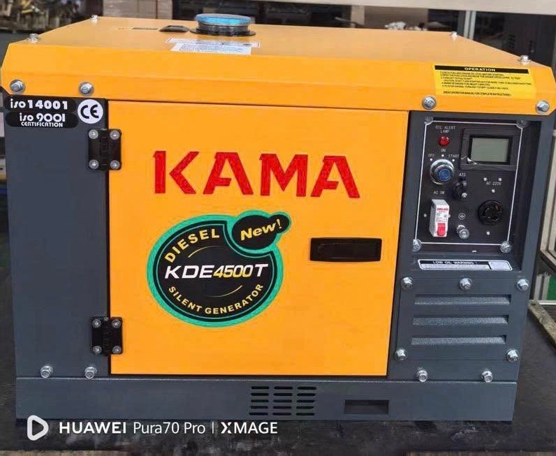 Máy Phát Điện Dầu Kama KDE4500T 3.5Kw – Sự Lựa Chọn Không Thể Bỏ Qua Cho Gia Đình & Sản Xuất
