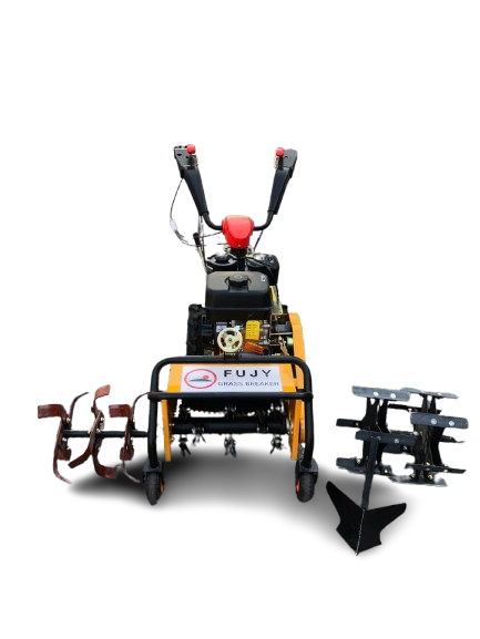 Máy cắt cỏ trục băm 170 7HP có xới đất và lên luống được không?