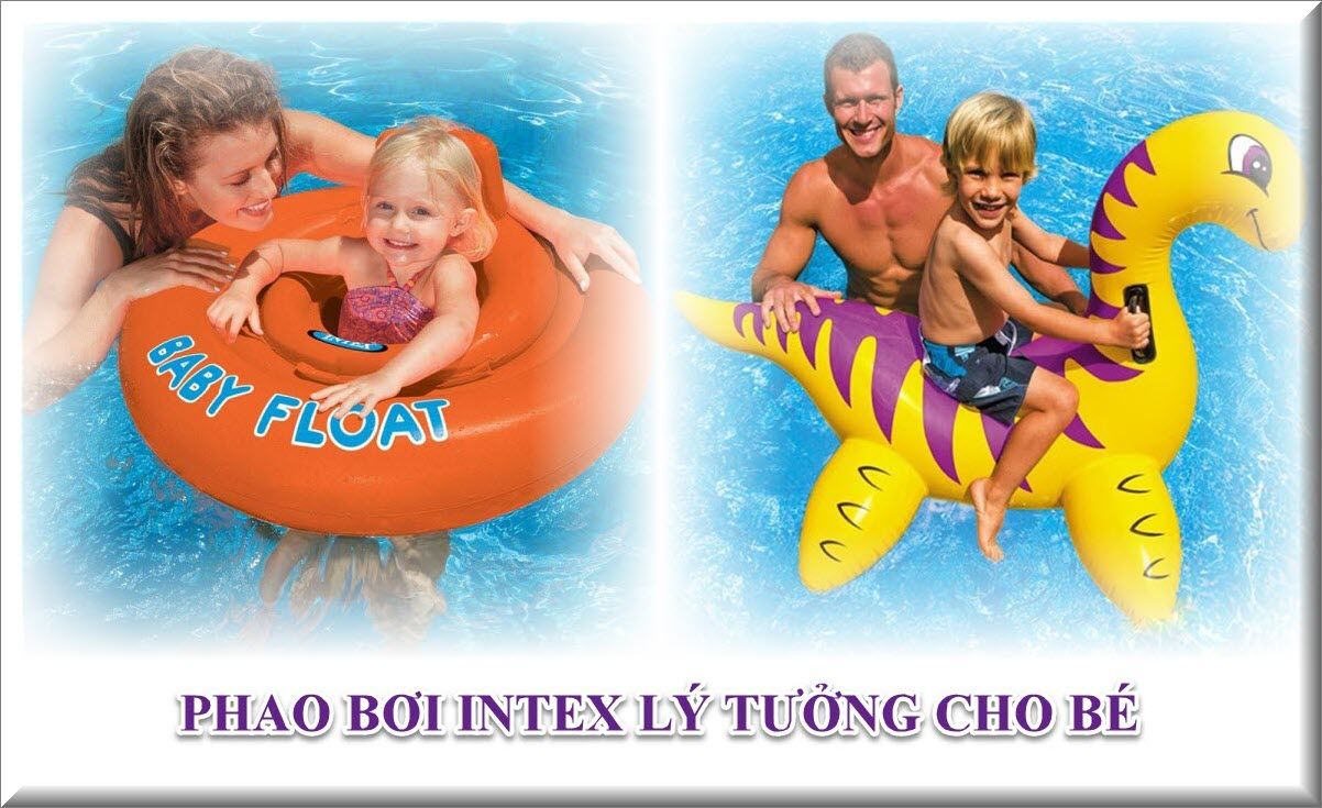 5 lý do giải thích vì sao các mẹ hay chọn phao bơi Intex cho bé