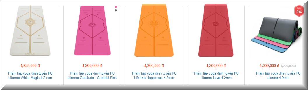 thảm tập yoga liforme