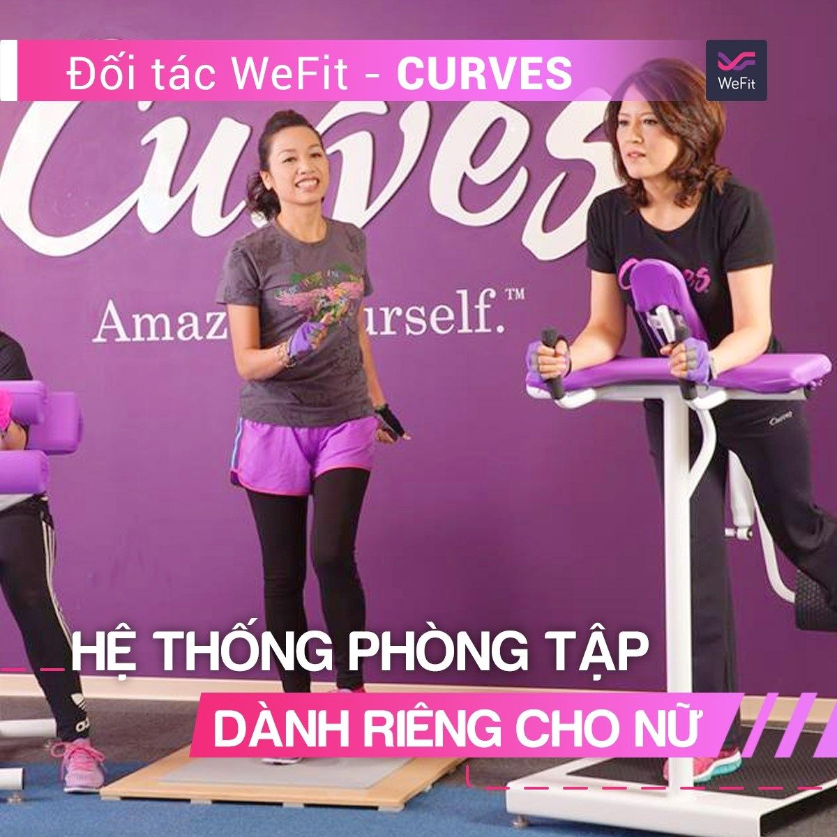 phòng tập gym cho nữ - Curves gym