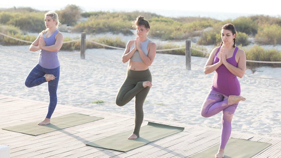 yoga hay gym