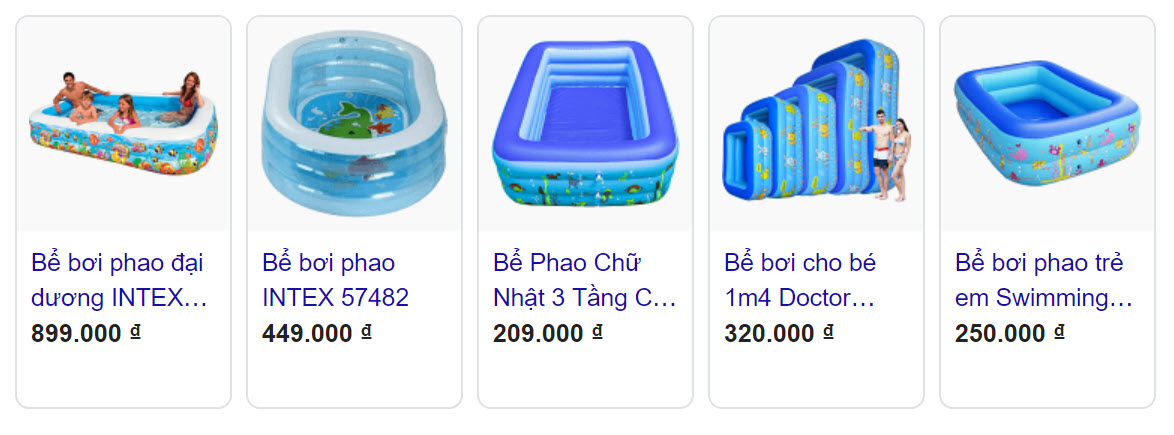 Top 5 bể bơi trong nhà cho bé