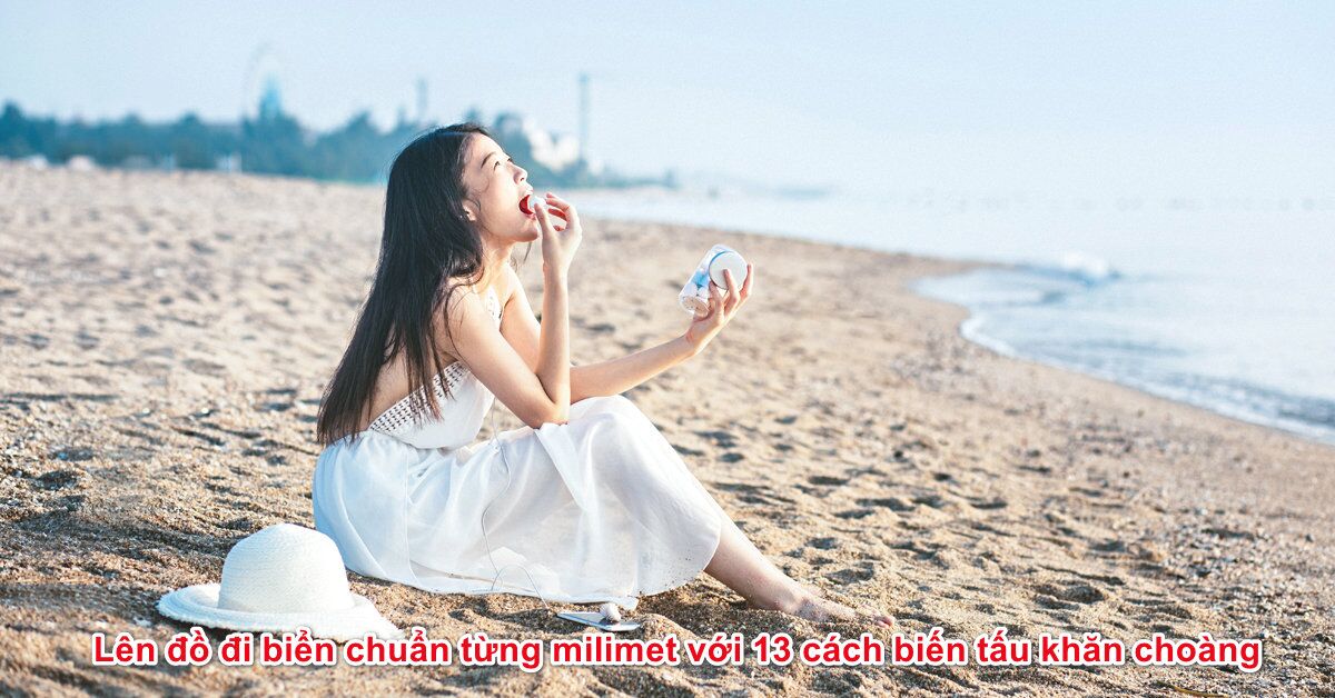 Lên đồ đi biển chuẩn từng milimet với 13 cách biến tấu khăn choàng