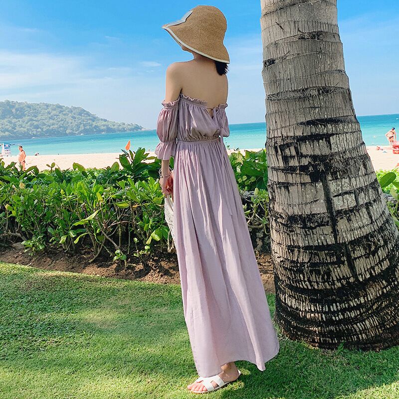Váy bầu đầm bầu xinh ĐẦM BẦU THỎ đi biển, du lịch siêu xinh màu hồng chất  voan cao cấp có lót lụa TV314 | Shopee Việt Nam