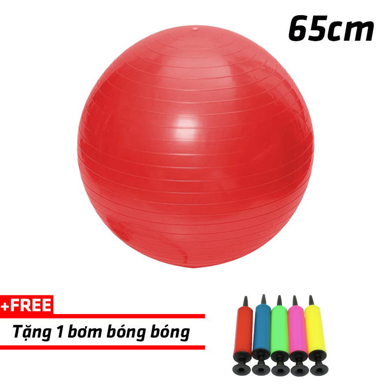 Bóng tập yoga trơn 65cm