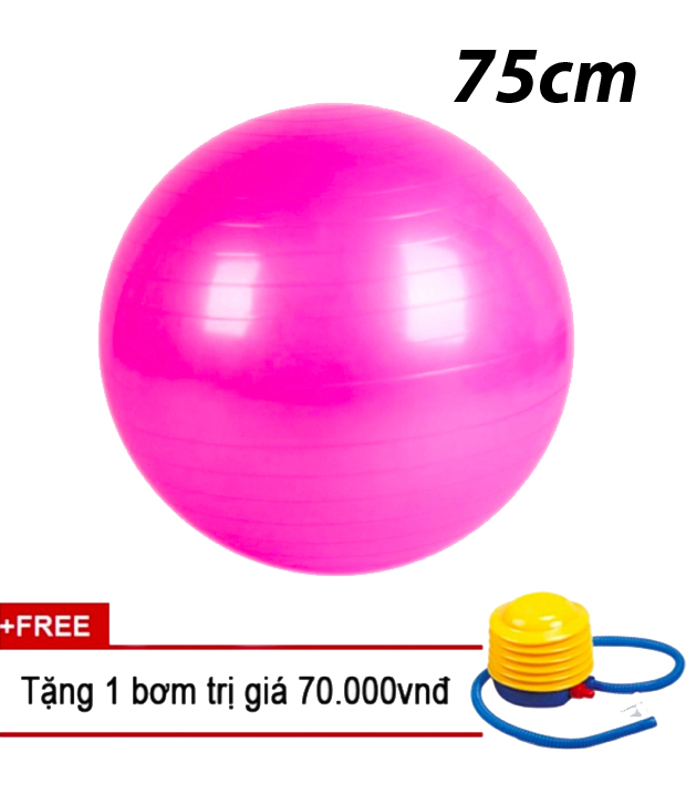 Bóng tập yoga trơn 75cm