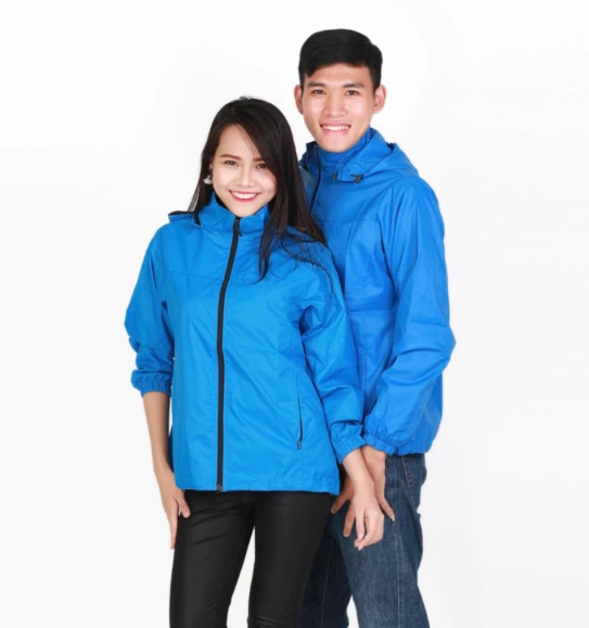 Áo khoác dù 2 lớp Unisex Sportslink (Xanh đậm)