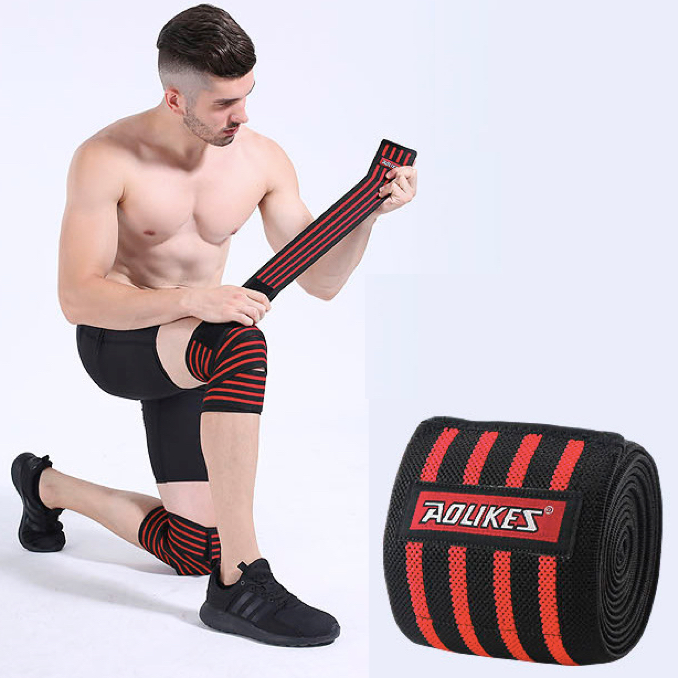 Dây quấn gối tập Gym cao cấp Aolikes GYM04 (Cái)