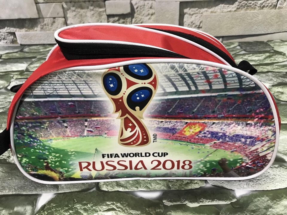 Túi đựng giày thể thao 2 ngăn 3D World Cup 2018