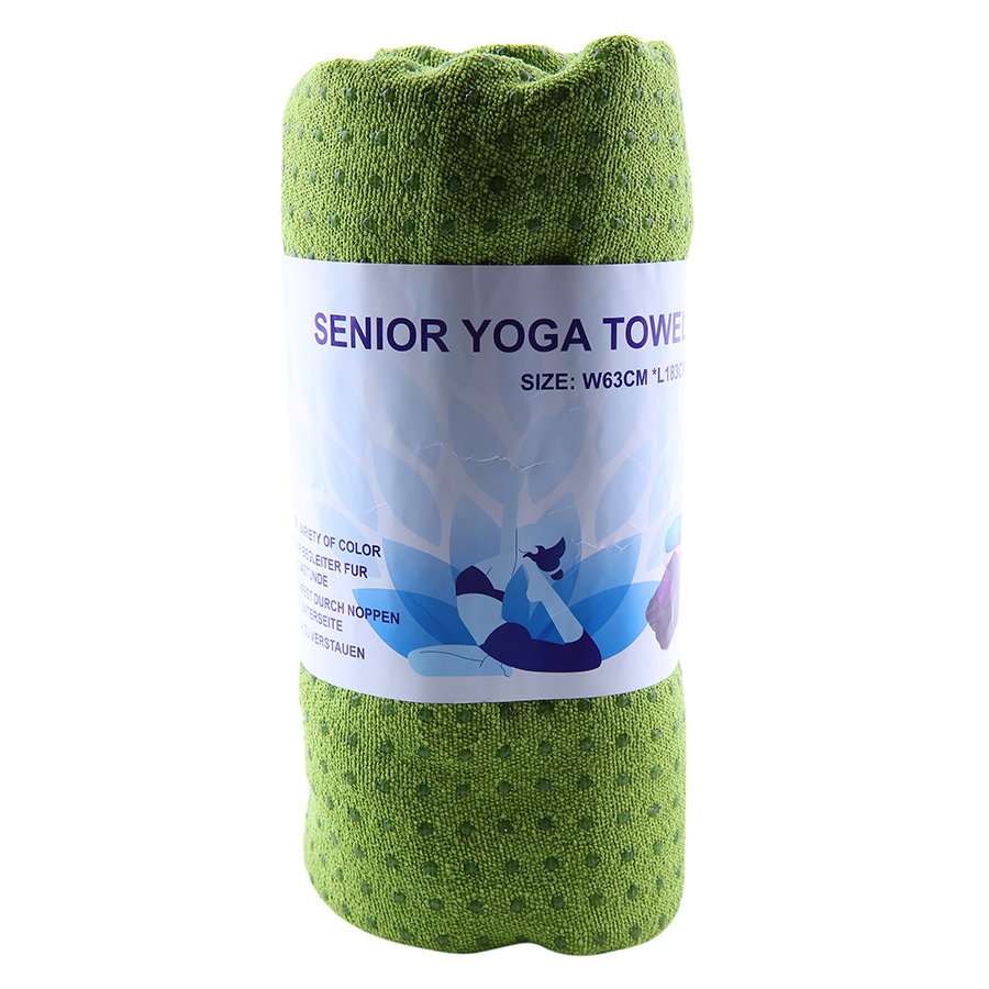 Khăn trải thảm yoga cotton hạt cao su non Senior