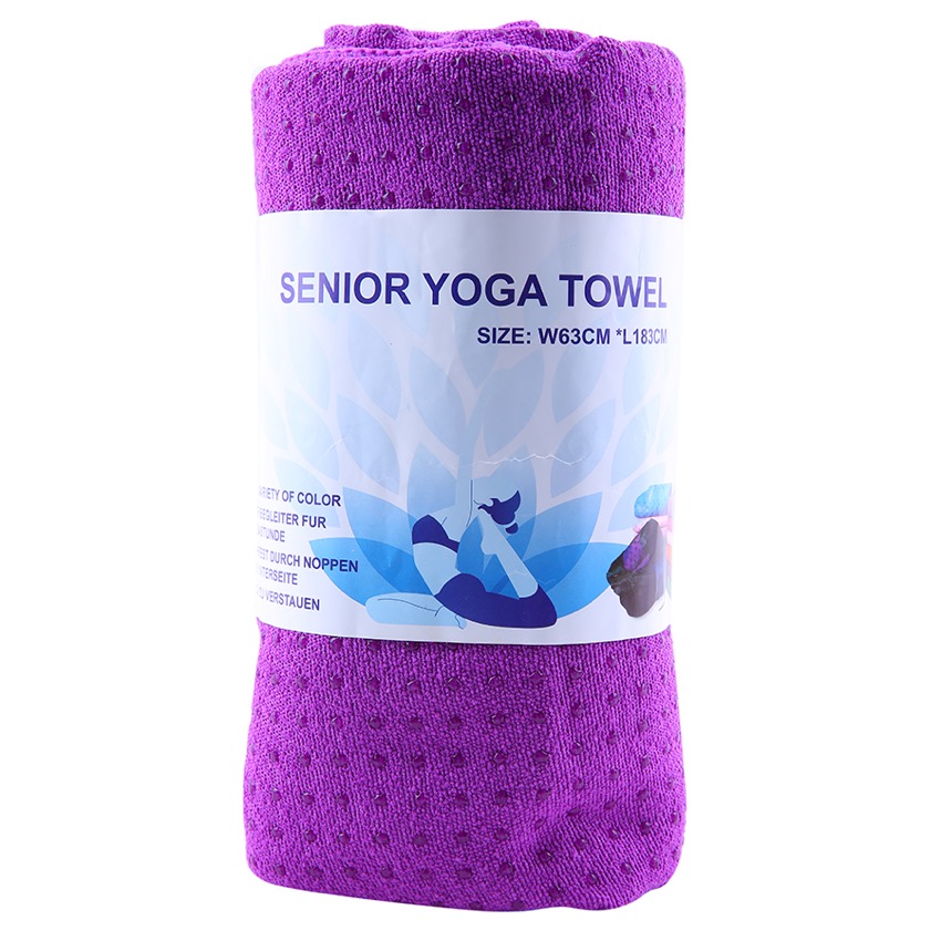 Khăn trải thảm yoga cotton hạt cao su non Senior