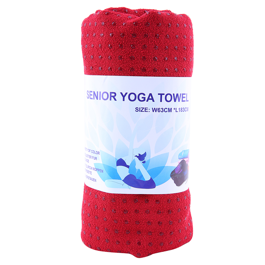 Khăn trải thảm yoga cotton hạt cao su non Senior