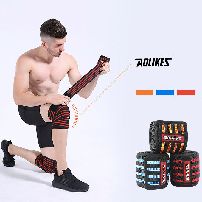 Dây quấn gối tập Gym cao cấp Aolikes GYM04 (Cái)